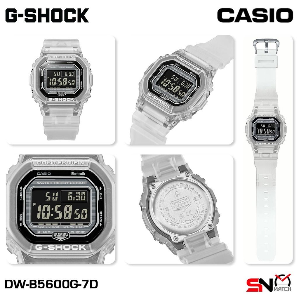 Casio G Shock DW B5600G 7D Translucent Gradated Color Digital Bluetooth Smartphone Link Men s Fashion Sport Watch DW B5600G 7 DW B5600G Men s Fashion Watches Accessories Watches on Carousell