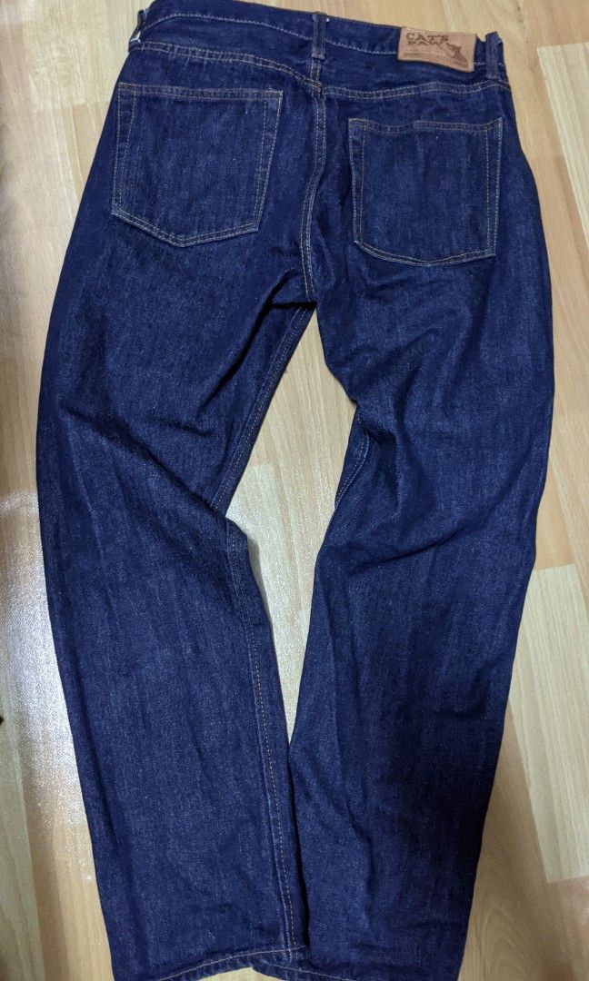 Cat's Paw jeans denim selvage selvedge kepala kain, Men's Fashion