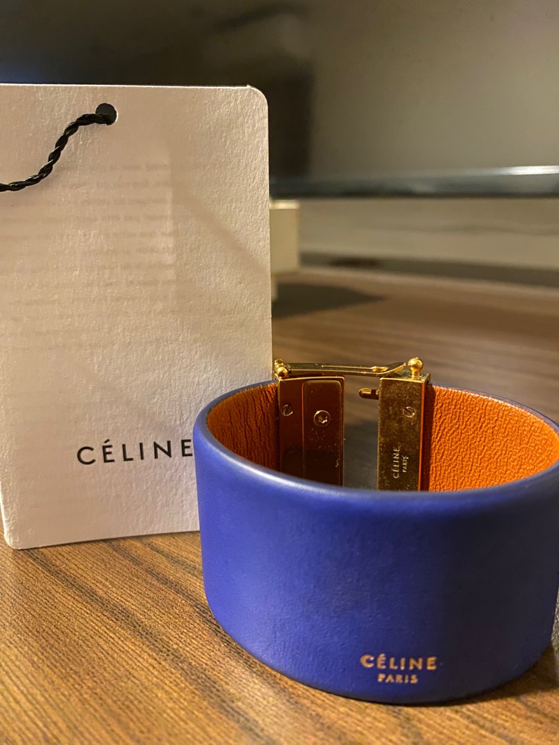 Celine Leather Wrap Bracelet