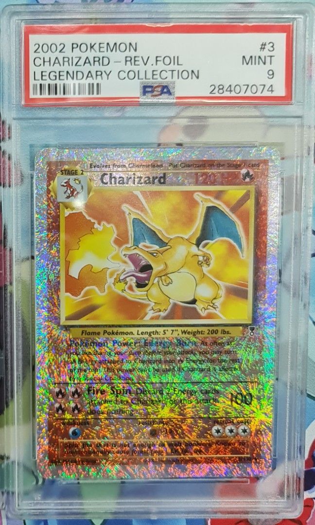 [WTS/FT] Charizard legendary collection Pokemon PSA 9, Hobbies & Toys ...