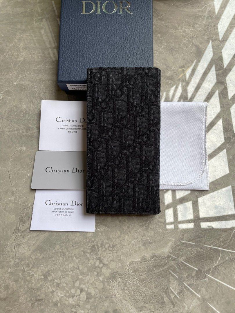 CHRISTIAN DIOR VERTICAL LONG WALLET