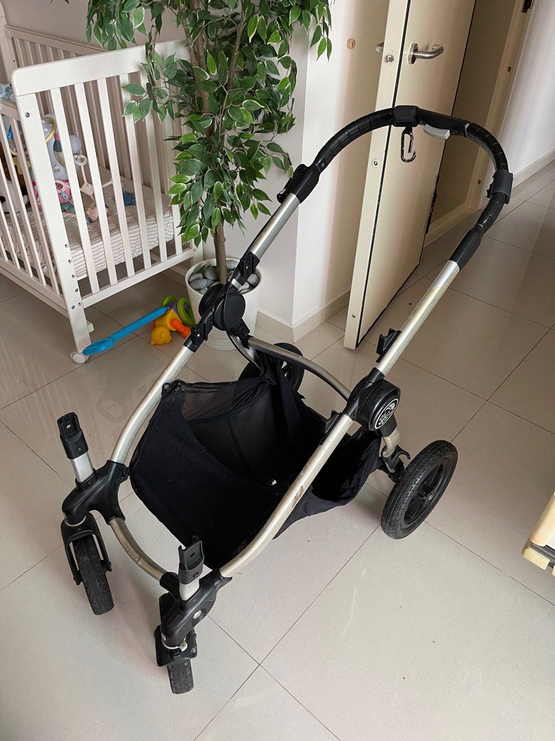City Select Baby Jogger Dual double pram stroller with cup holder