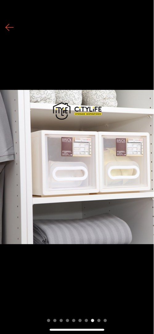 Citylife 9L storage box Used, Furniture & Home Living, Home Improvement