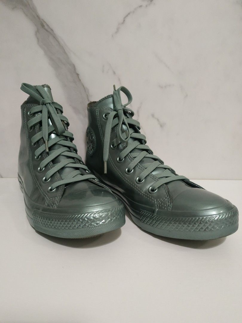 Converse Chuck Taylor Metallic Green High Top