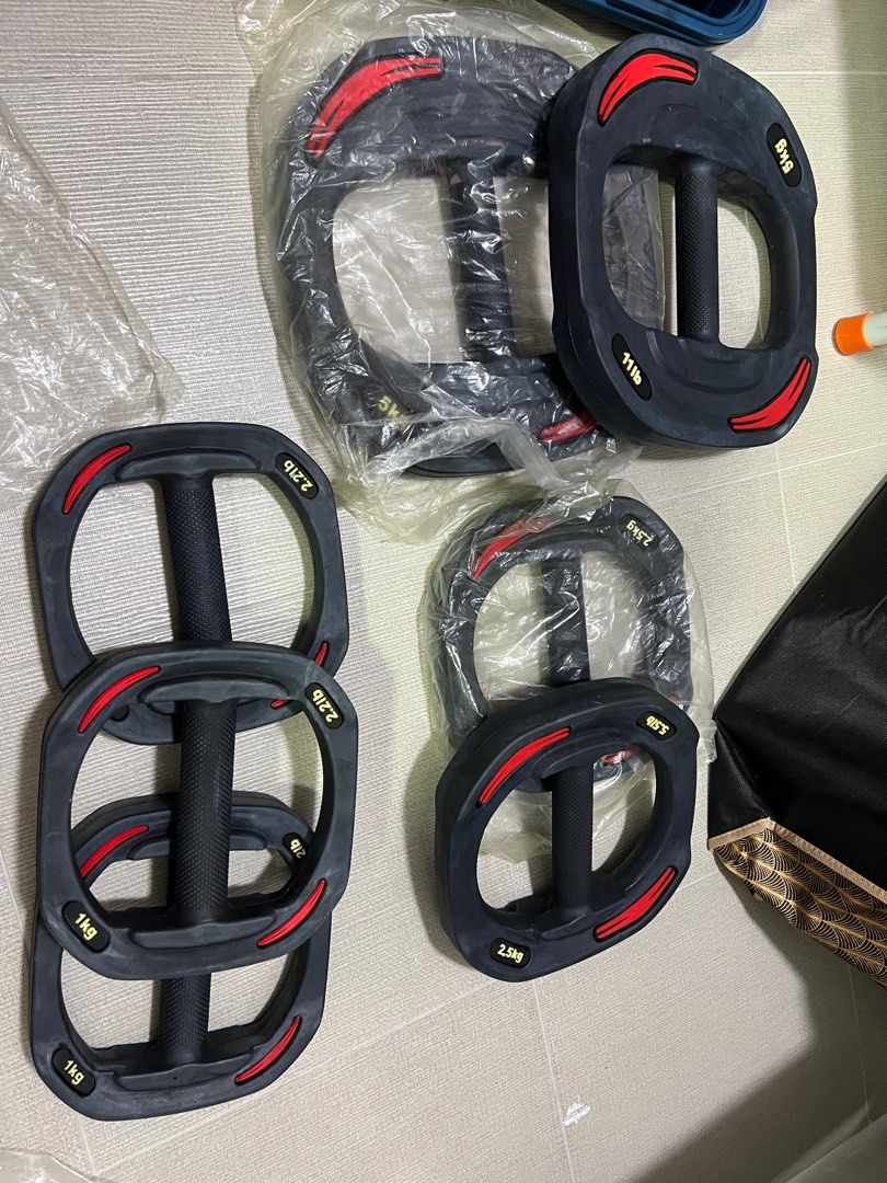 Crocodile mouth barbell set, Sports Equipment, Exercise & Fitness