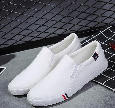Daily Fashion Men Loafers Leisure Slip on Canvas Shoes Casual