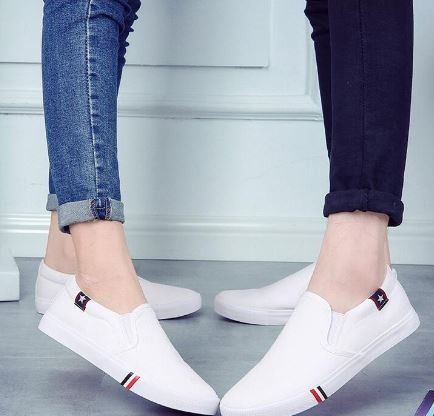 Daily Fashion Men Loafers Leisure Slip on Canvas Shoes Casual