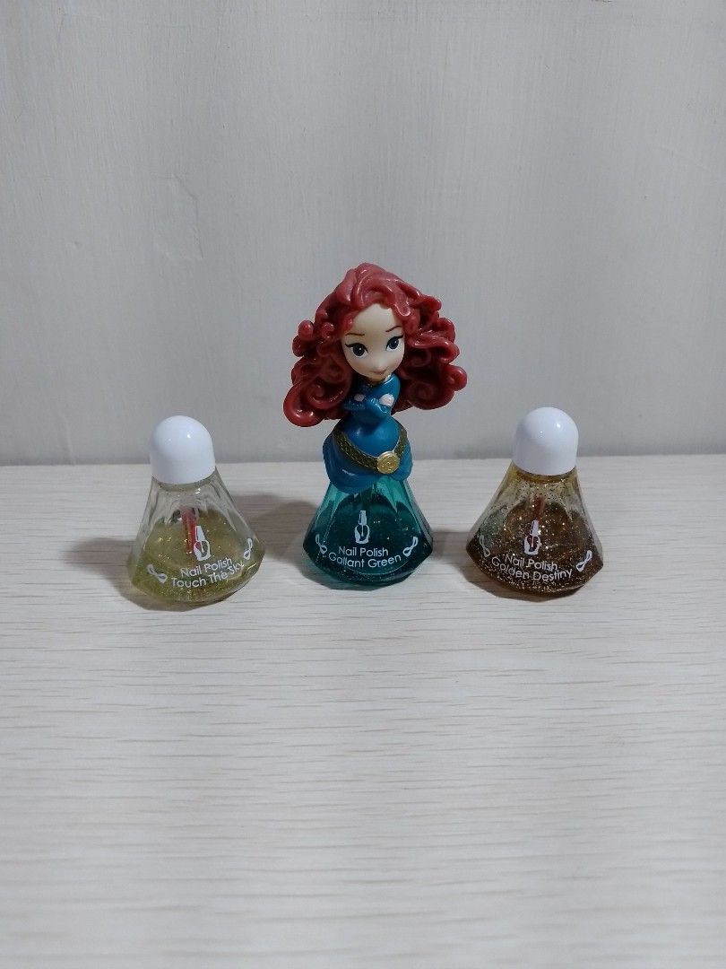 Disney Store Merida from Brave Doll (Category: Figurines & Statues) located in Taguig. Submitted by mspink18 (Listing ID 1223755887, Image 3). Description: NRFB FREE Merida Nail Polish Set Nail polish set was displayed only; Probably expired Payment through Gcash or Remittance Shipping via Lalamove or J&T.