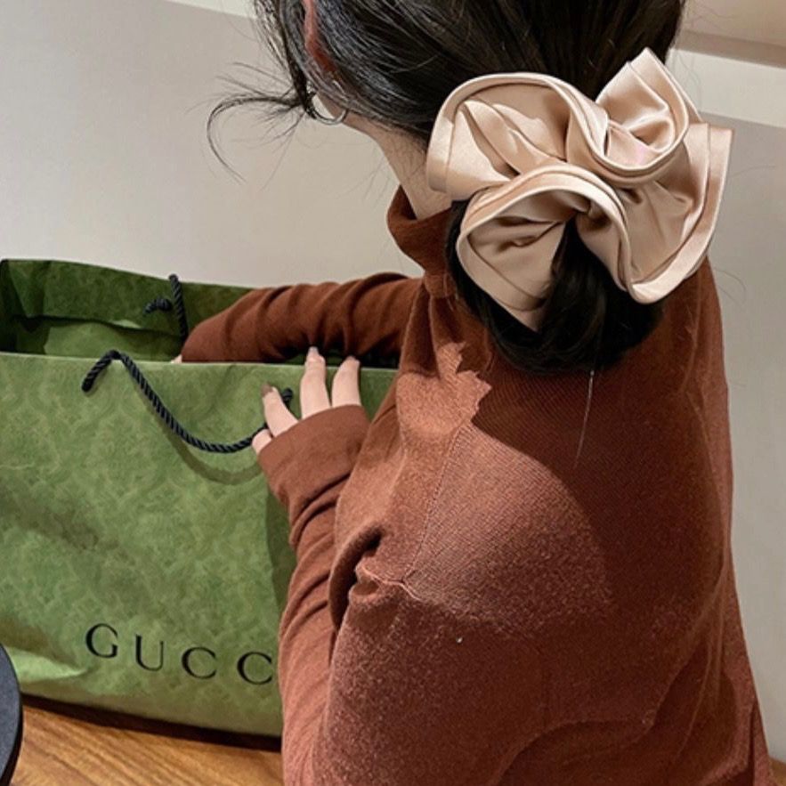 Handmade Gucci Dust Bag Scrunchie
