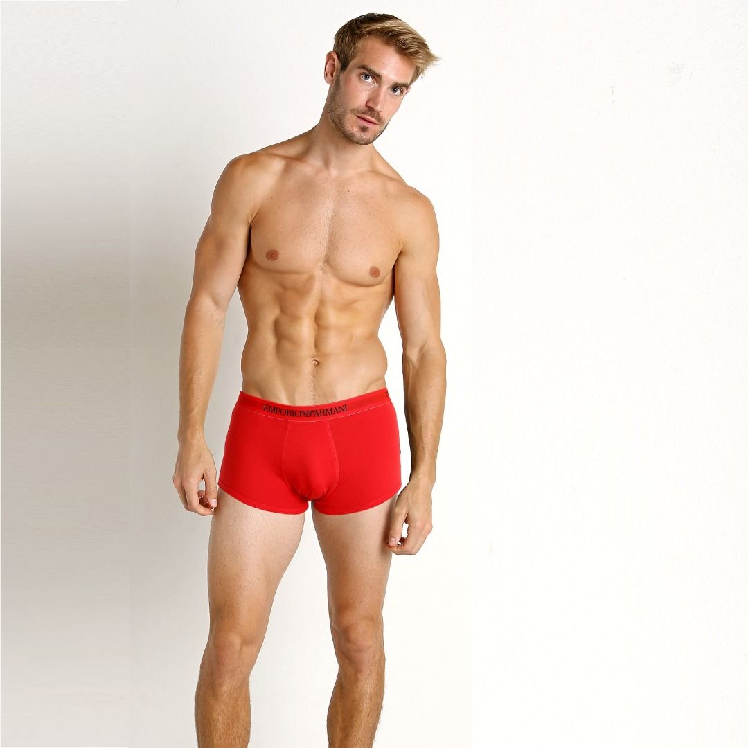 Hollister men's underwear - white Trunk (S size), Men's Fashion, Bottoms,  New Underwear on Carousell