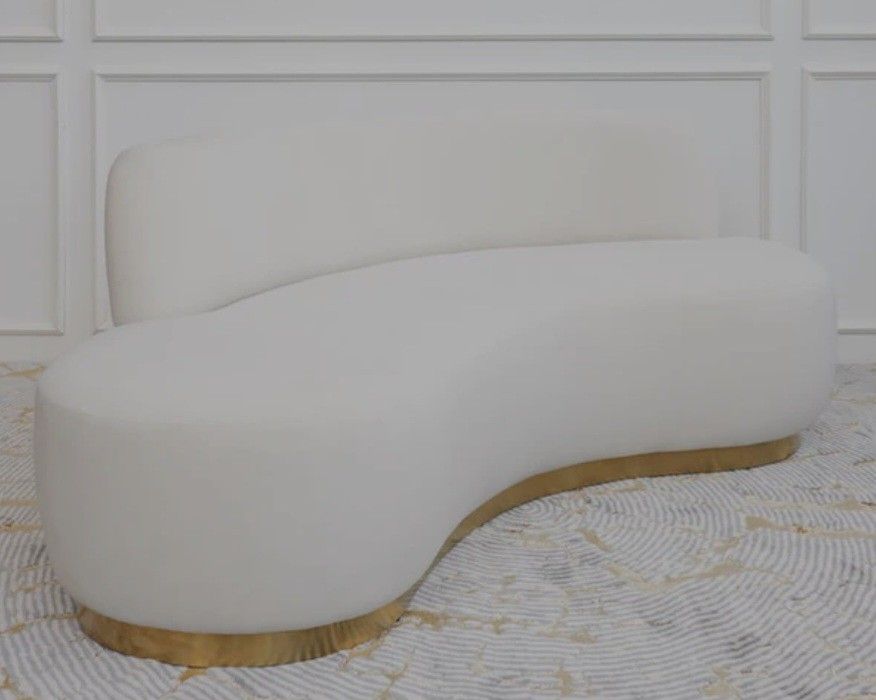 Brand NEW Elegant Cream Gold Sofa, Furniture & Home Living, Furniture