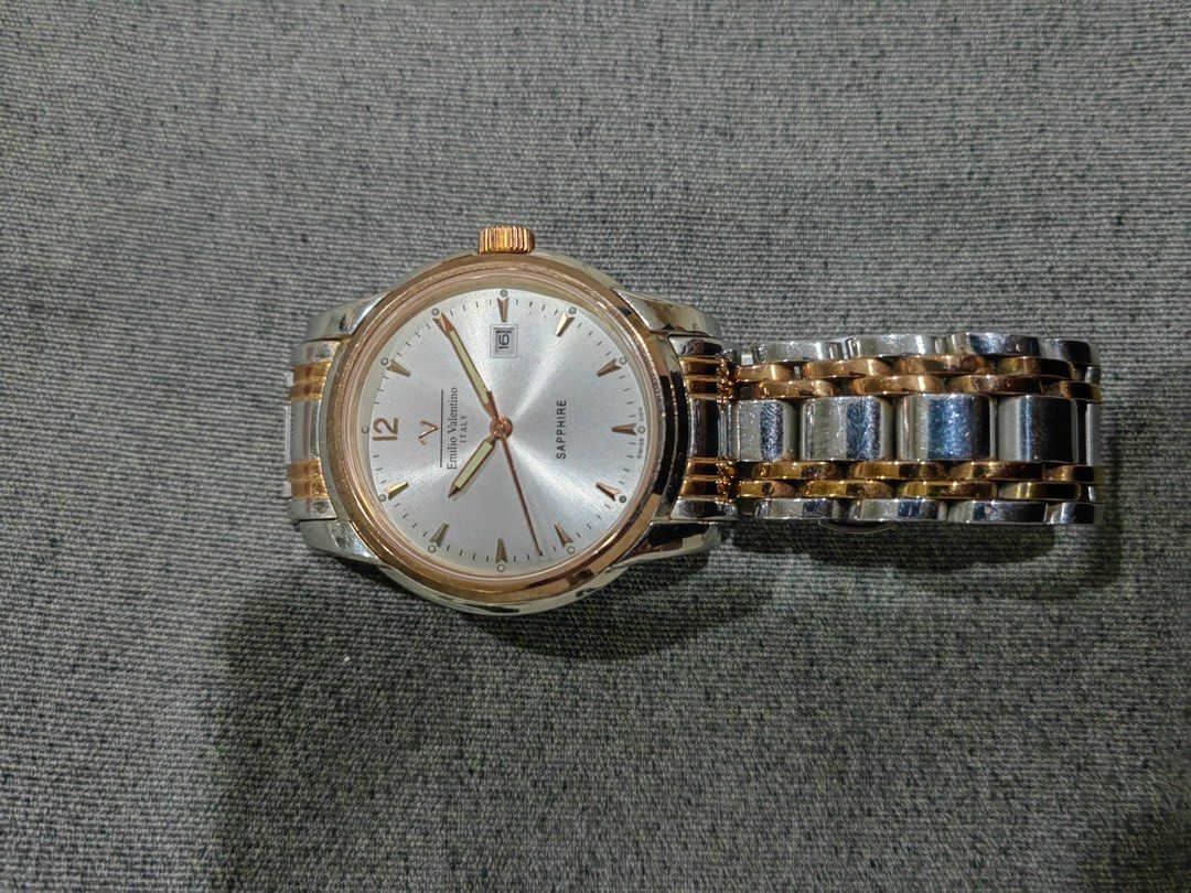 Emilio valentino italy sapphire watch price cheap
