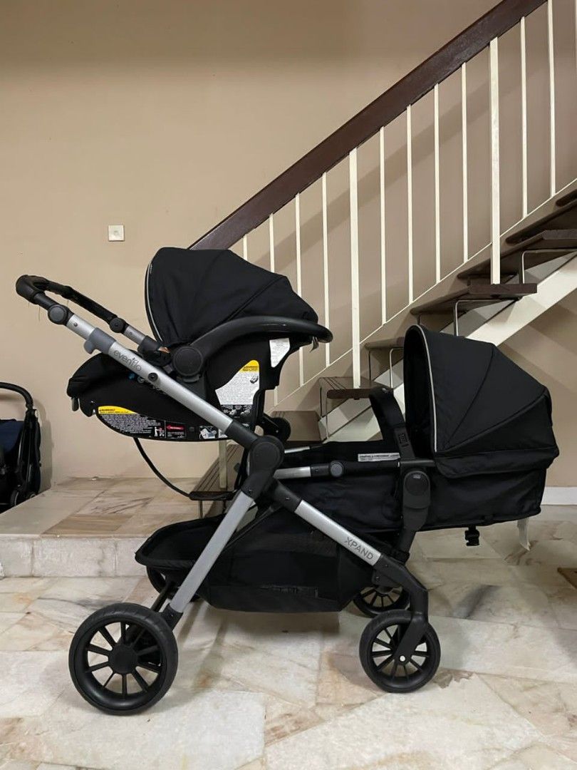 Evenflo Xpand Twin Stroller Babies Kids Going Out Strollers