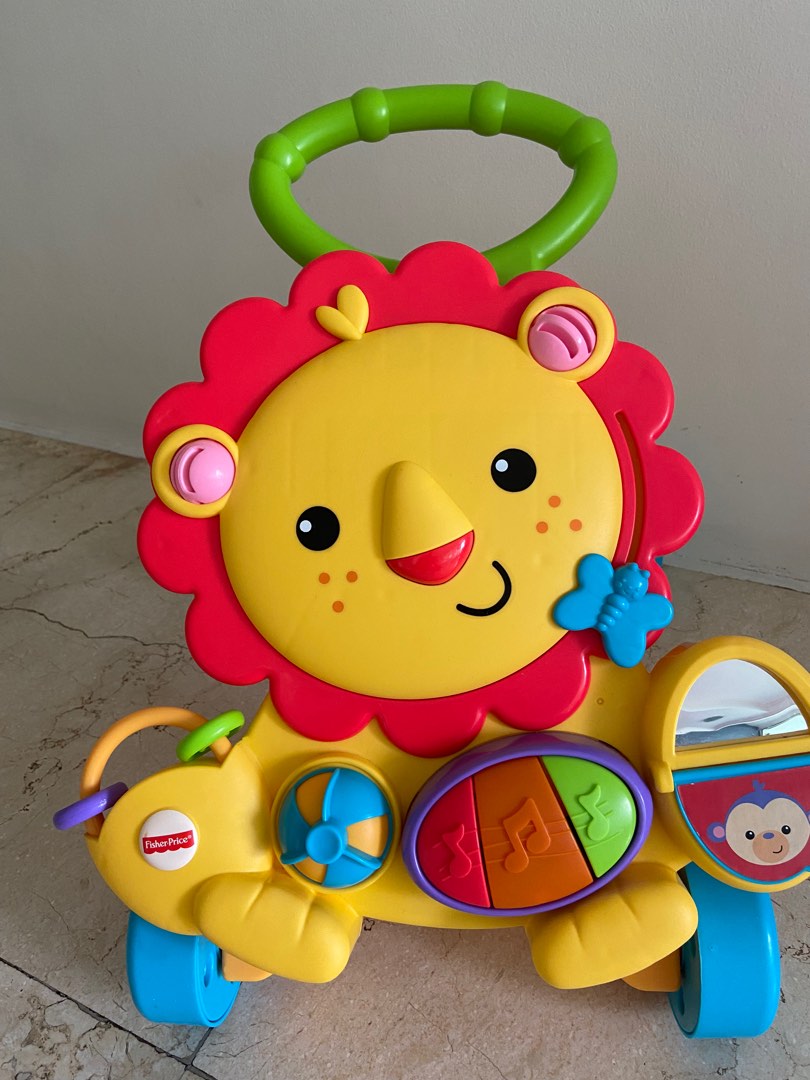 Fisher Price Lion Push Walker on Carousell