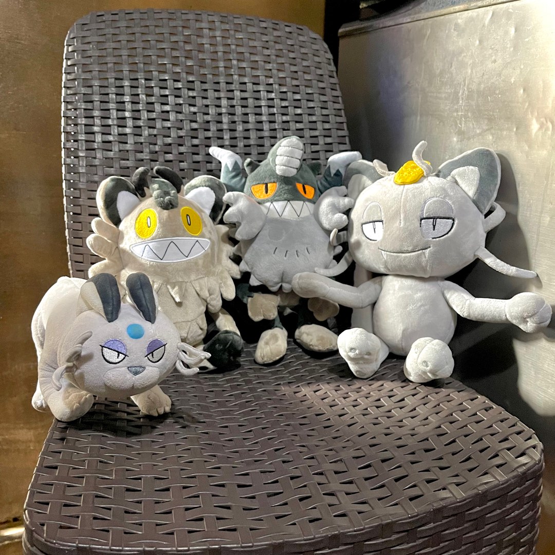 Galarian Meowth Perrserker Alolan Meowth Alolan Persian Pokemon on