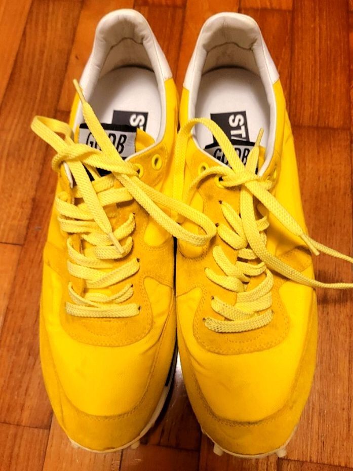 Golden new arrivals yellow sneakers