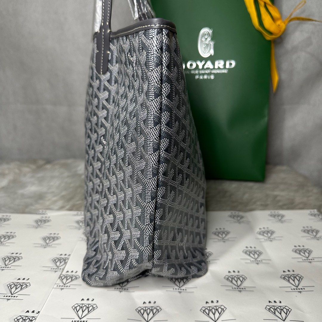 Goyard st louis pm in gray with bag organizer, Luxury, Bags