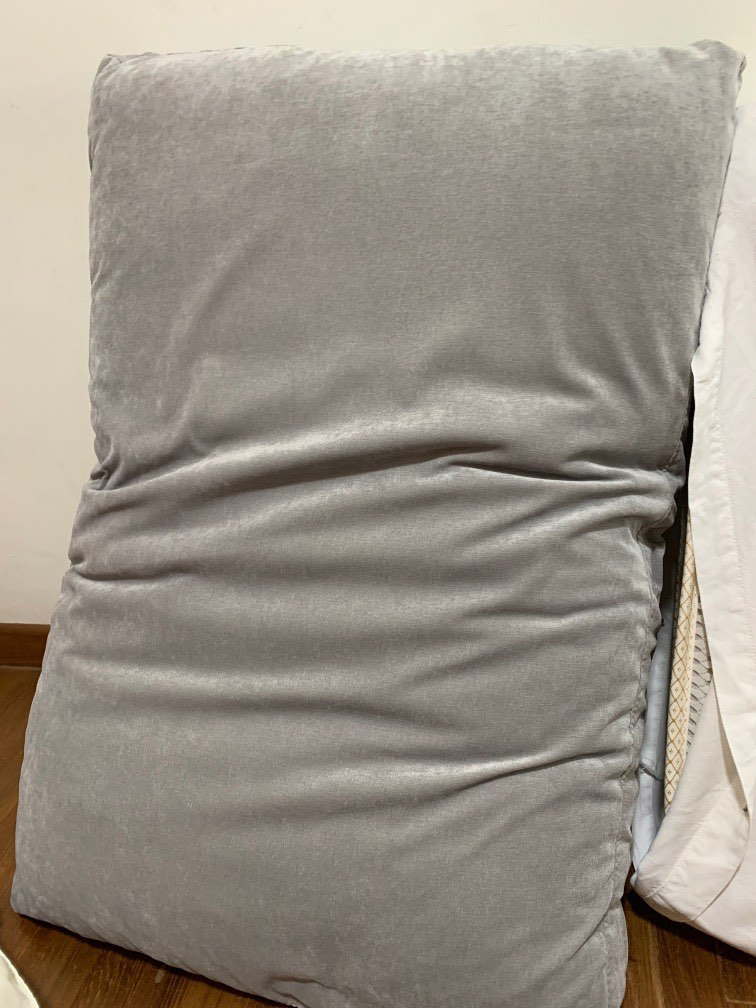 Grey cushion 56 x 80cm (ikea), Furniture & Home Living, Furniture