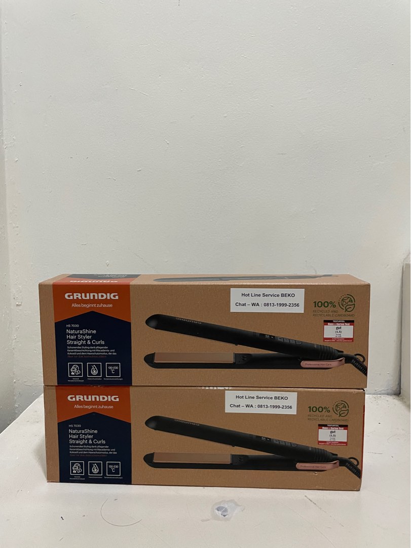 Grundig Hair Straightener, Kesehatan & Kecantikan, Perawatan Rambut di
