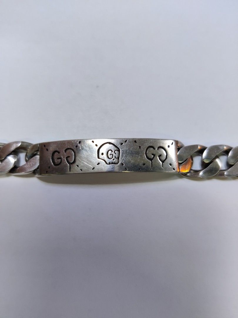 GUCCI GHOST 925 SILVER BRACELET