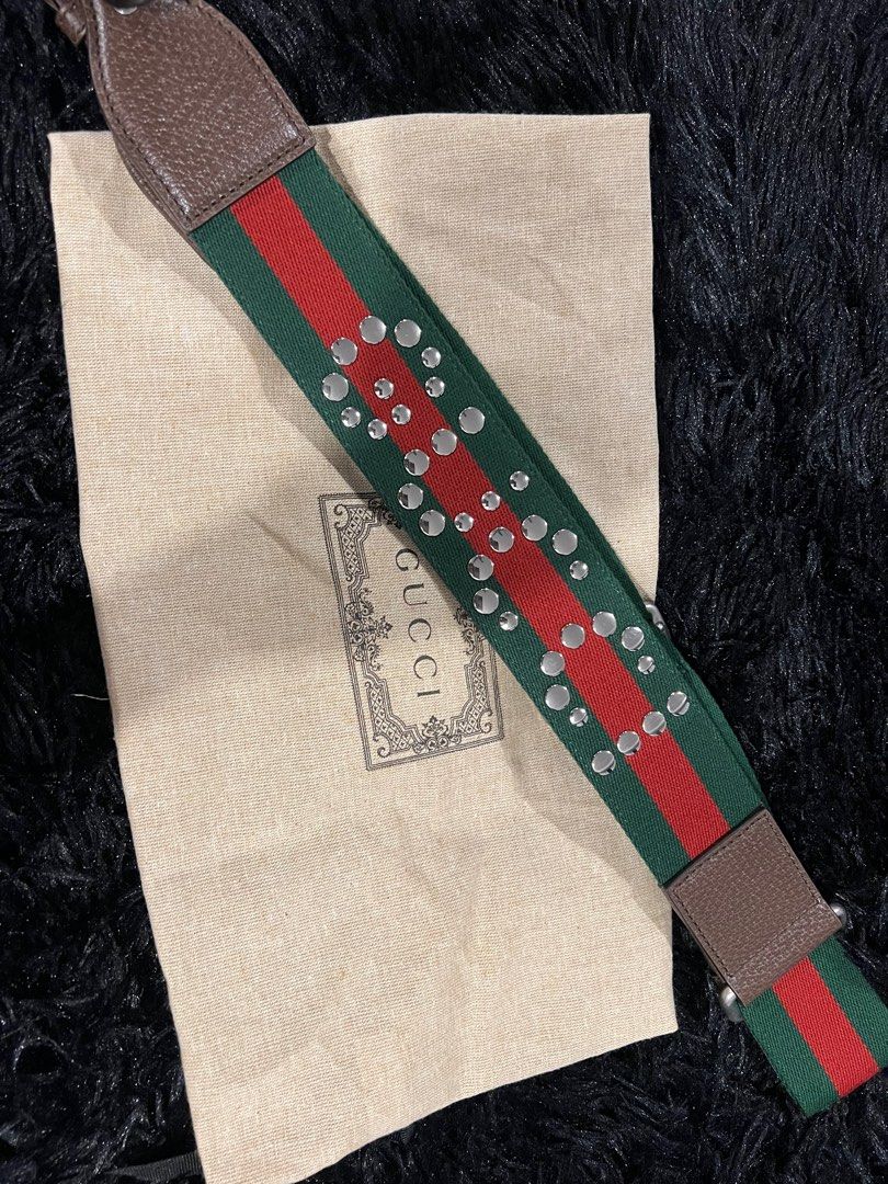 Gucci studded shoulder bag strap AUTHENTIC Luxury Bags Wallets