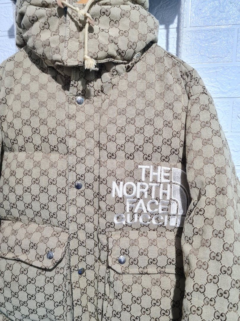 Gucci x The North Face Monogram Puffer Jacket Size XL