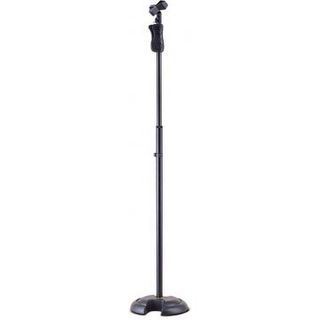 (Pair) Hercules MS201B "H" Base Microphone Stand w/ EZ Mic Clip
