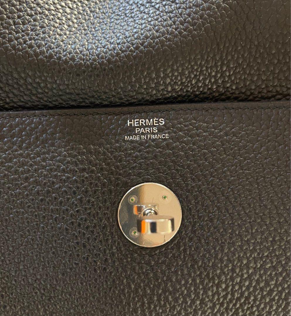 HERMES LINDY 30 BLEU LIN TAURILLON CLEMENCE LEATHER - PHW - "P"  STAMP - BNIB !!!