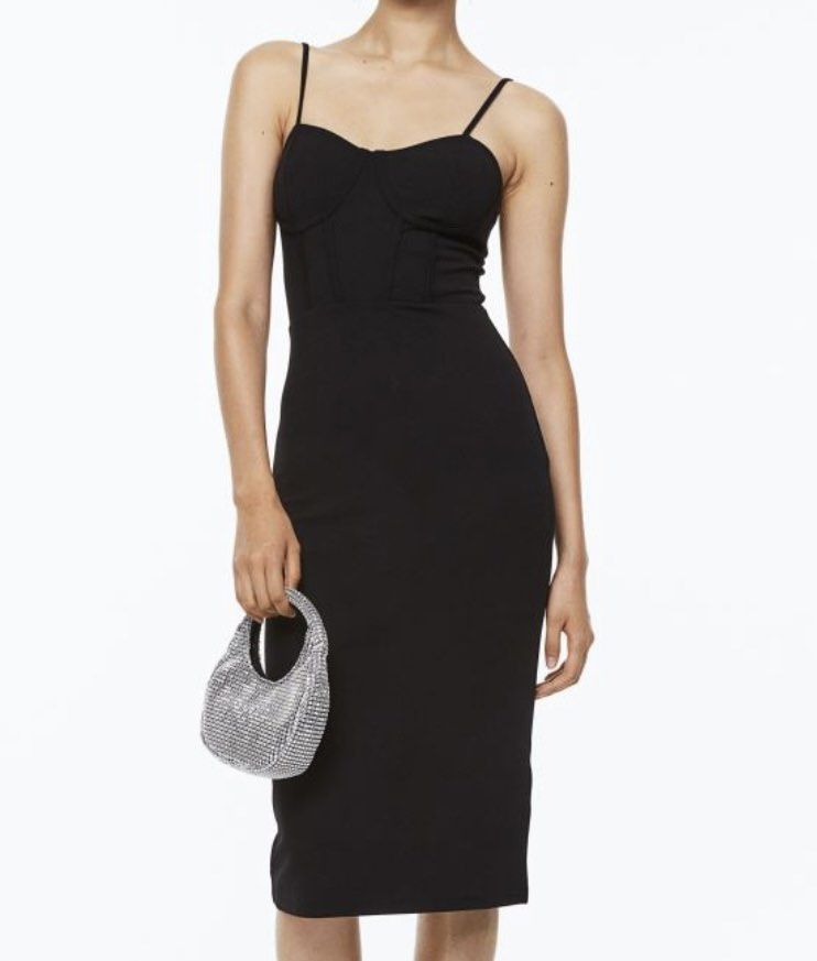 black sports jersey dress NINES Oversized Black Jersey Dress main image 1