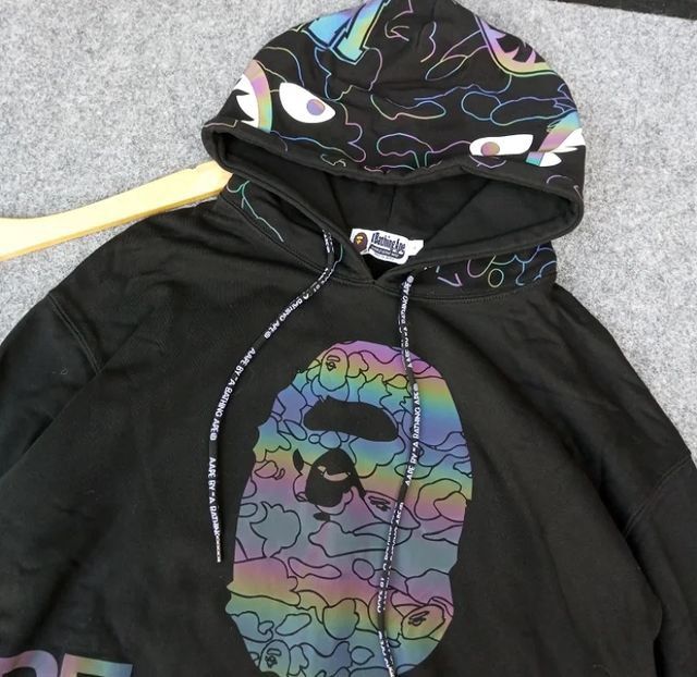 Bape online reflective hoodie