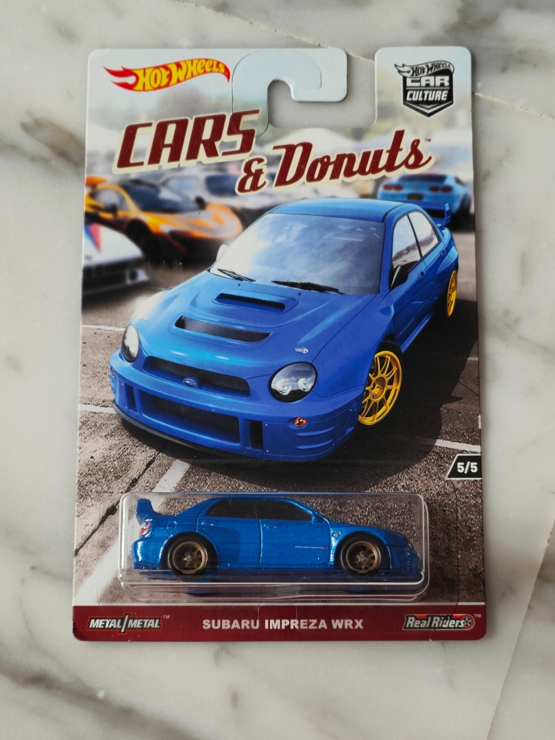 Hot Wheels Subaru Impreza WRX 2017 Cars & Donuts series, Hobbies & Toys, Toys & Games on Carousell