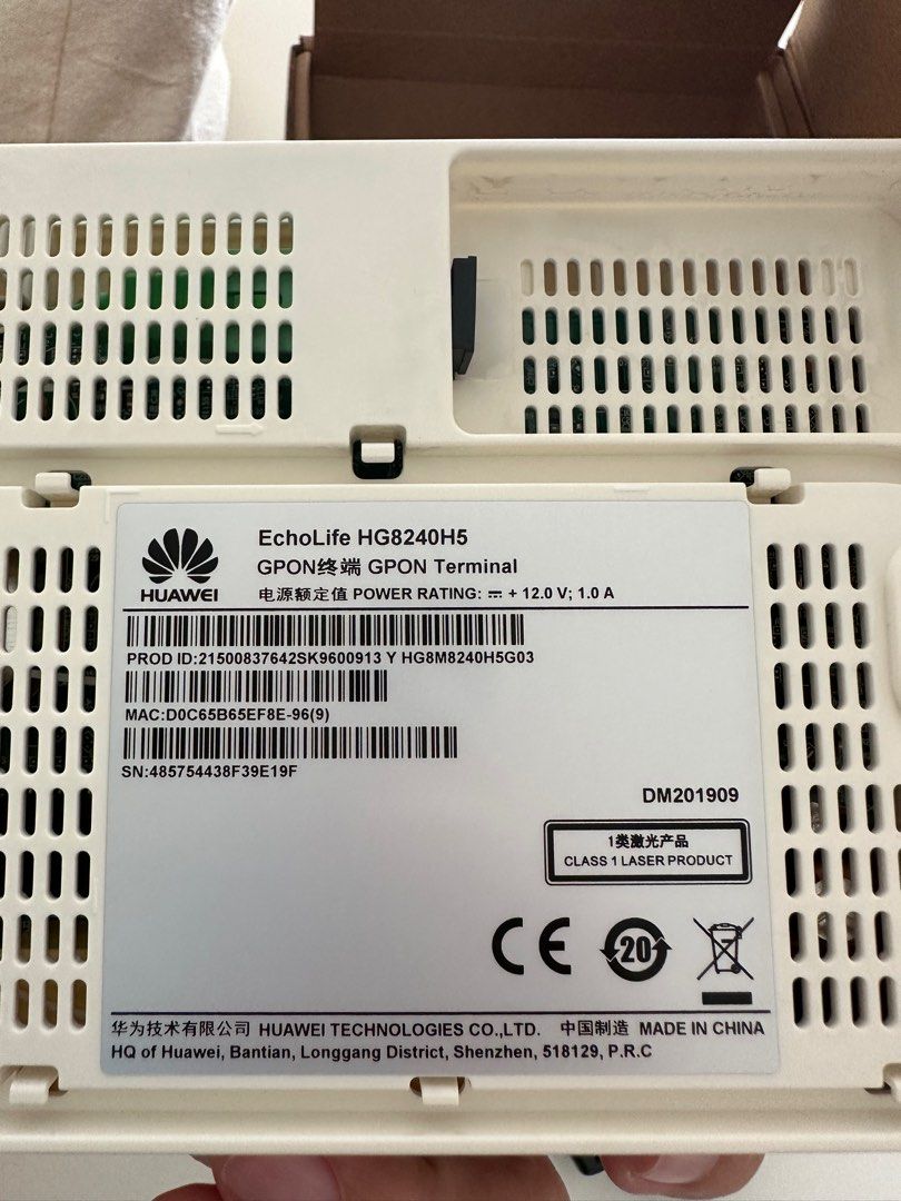 Huawei GPON Terminal, Computers & Tech, Parts & Accessories, Networking ...