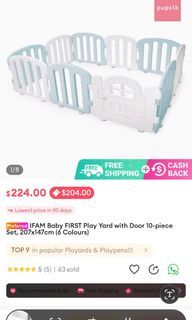 iFam baby bumper play yard