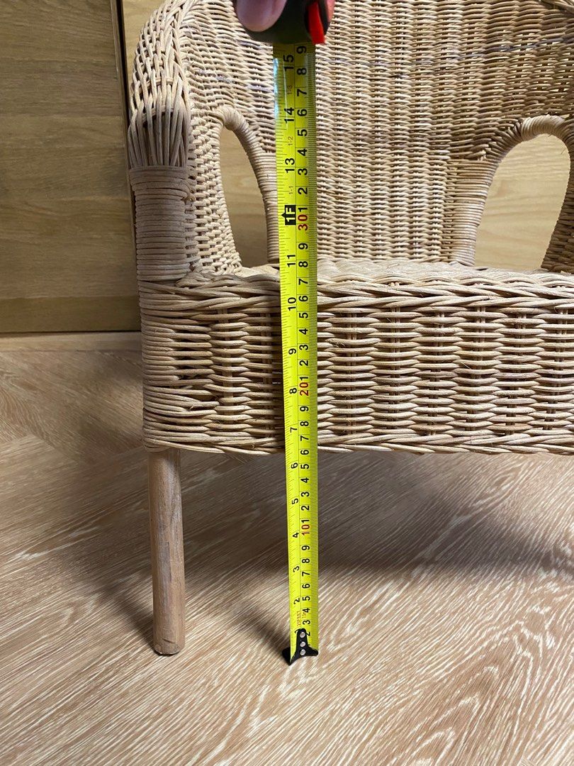 IKEA Agen Kids Rattan Chair (DISCONTINUED), Furniture & Home Living ...