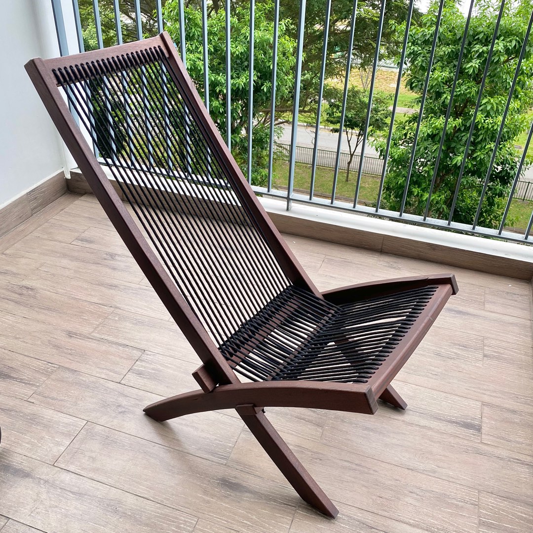 Ikea Brommo Outdoor Foldable Reclining Chair Lounger