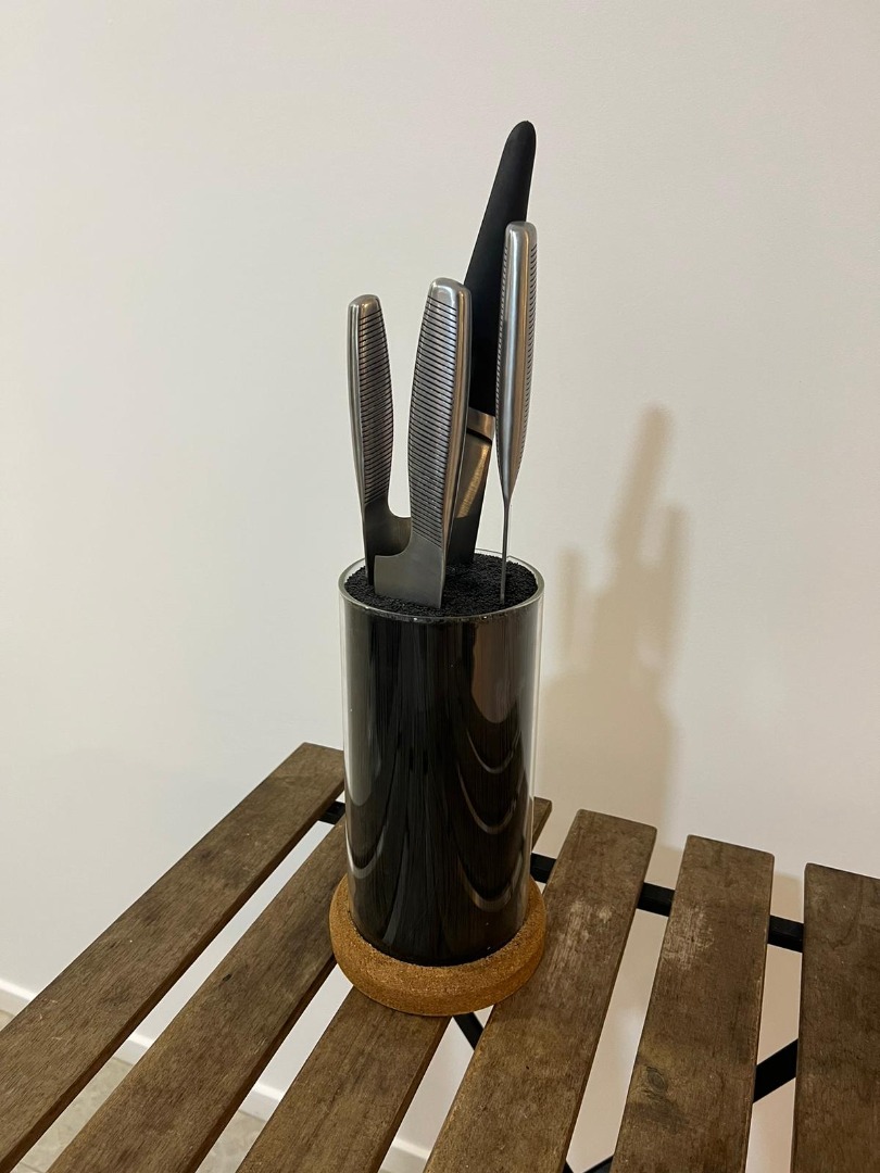Ikea Knife set and Knife block, Furniture & Home Living, Kitchenware