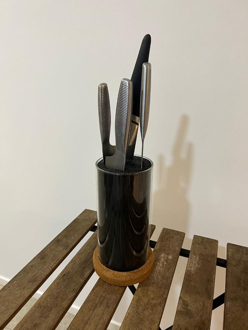 Ikea Knife set and Knife block, Furniture & Home Living, Kitchenware