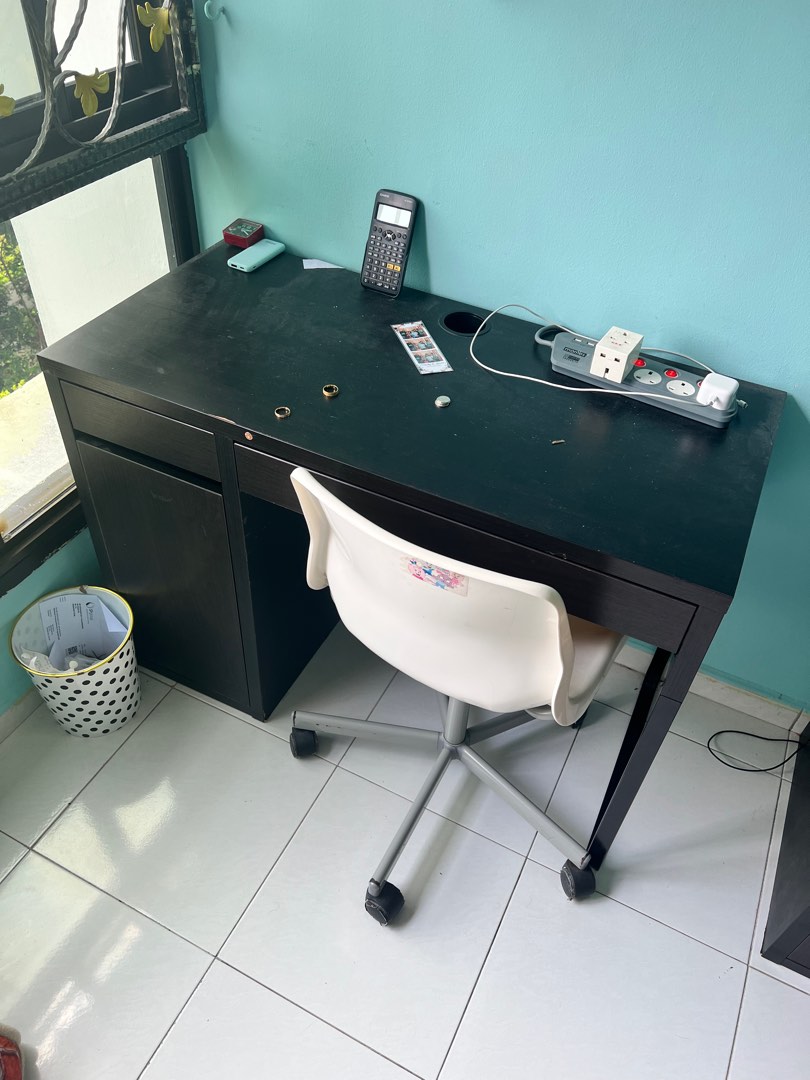 IKEA Study tables with chairs, Furniture & Home Living, Furniture