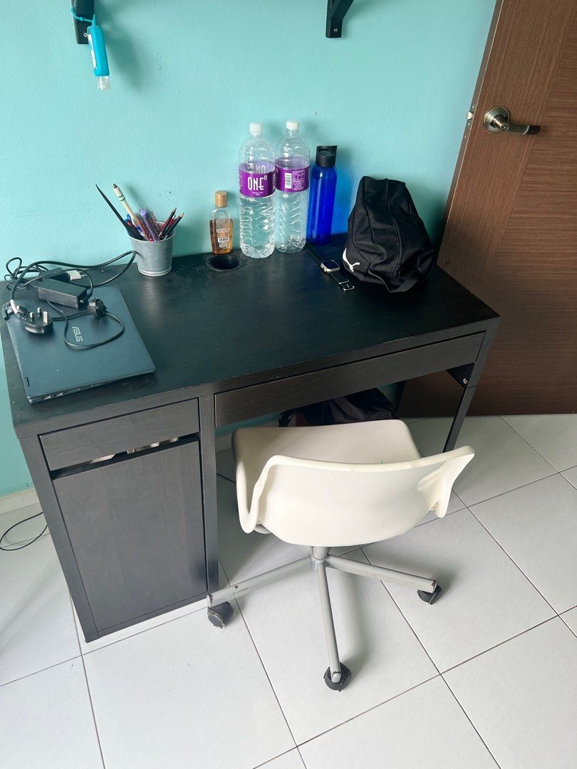 IKEA Study tables with chairs, Furniture & Home Living, Furniture