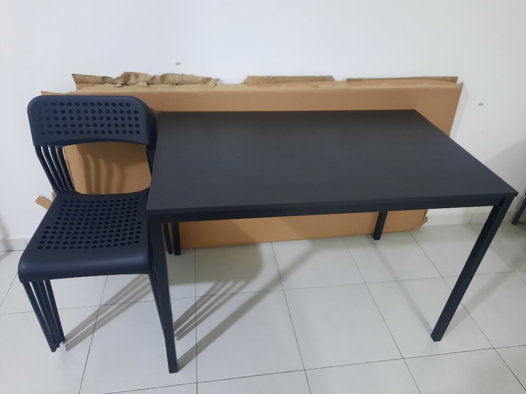 IKEA Tarendo Dining Table Adde Chair Furniture Home Living Furniture Tables Sets on Carousell