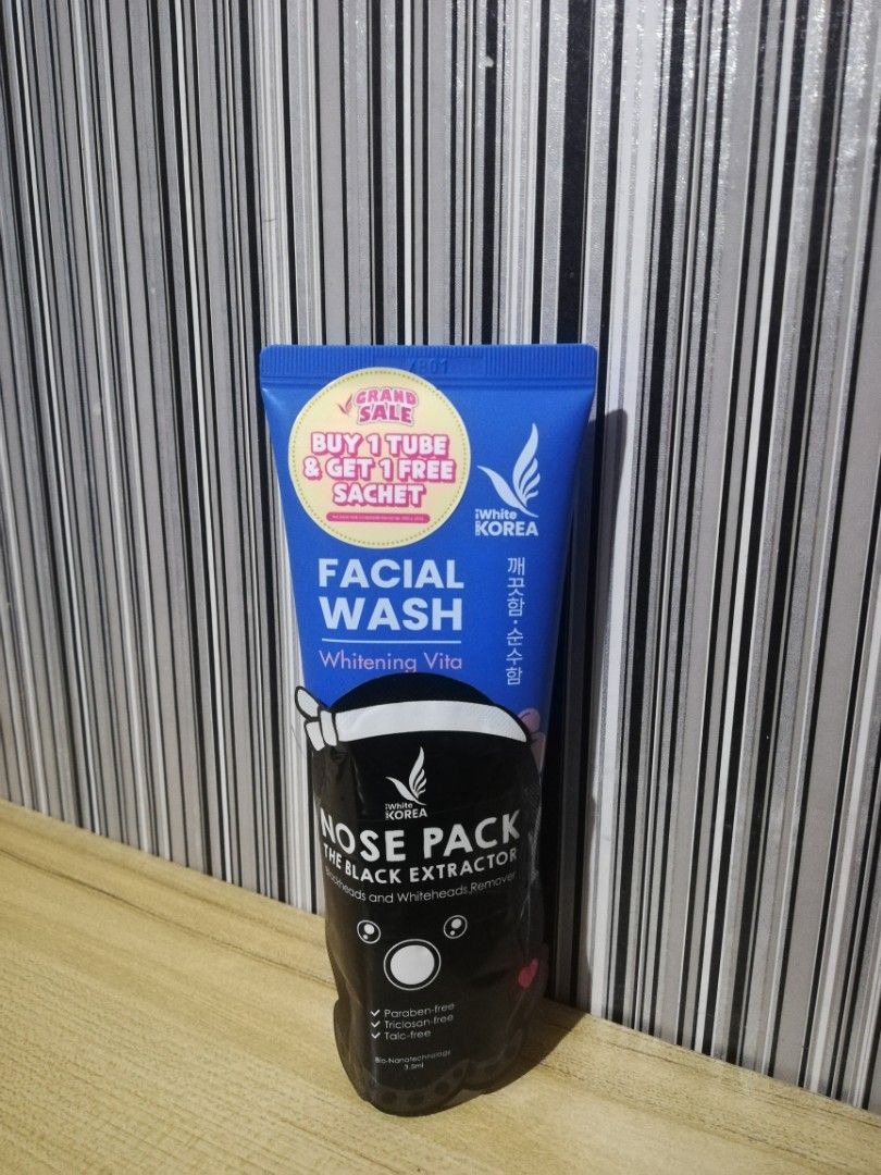 IWhite Korea Facial Wash Whitening Vita, Beauty & Personal Care, Face