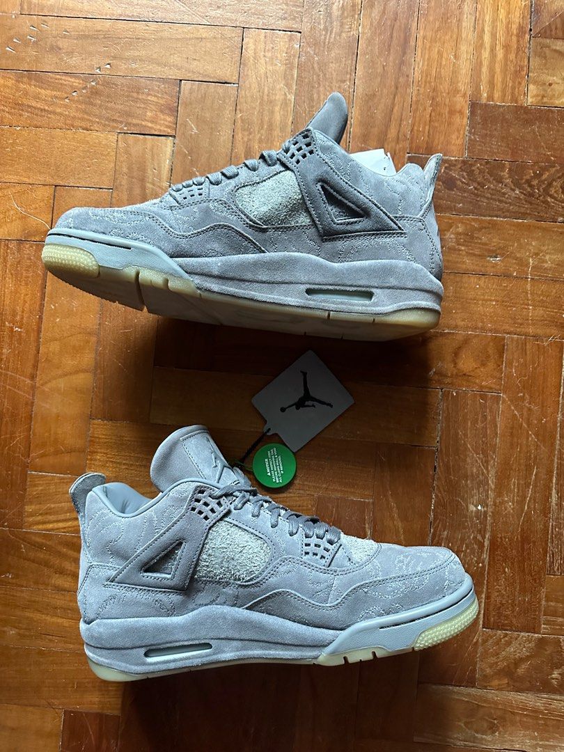 Jordan 4 on sale x kaws grey