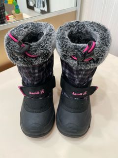 KAMIK Toddler Waterproof Winter Snow Boots (Size US 8 or EU 25)