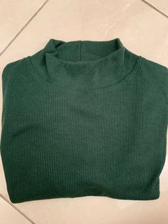 KAOS RIB TURTLENECK LENGAN PENDEK / KAOS RIB PREMIUM KOREA / TURTLENECK LENGAN PENDEK