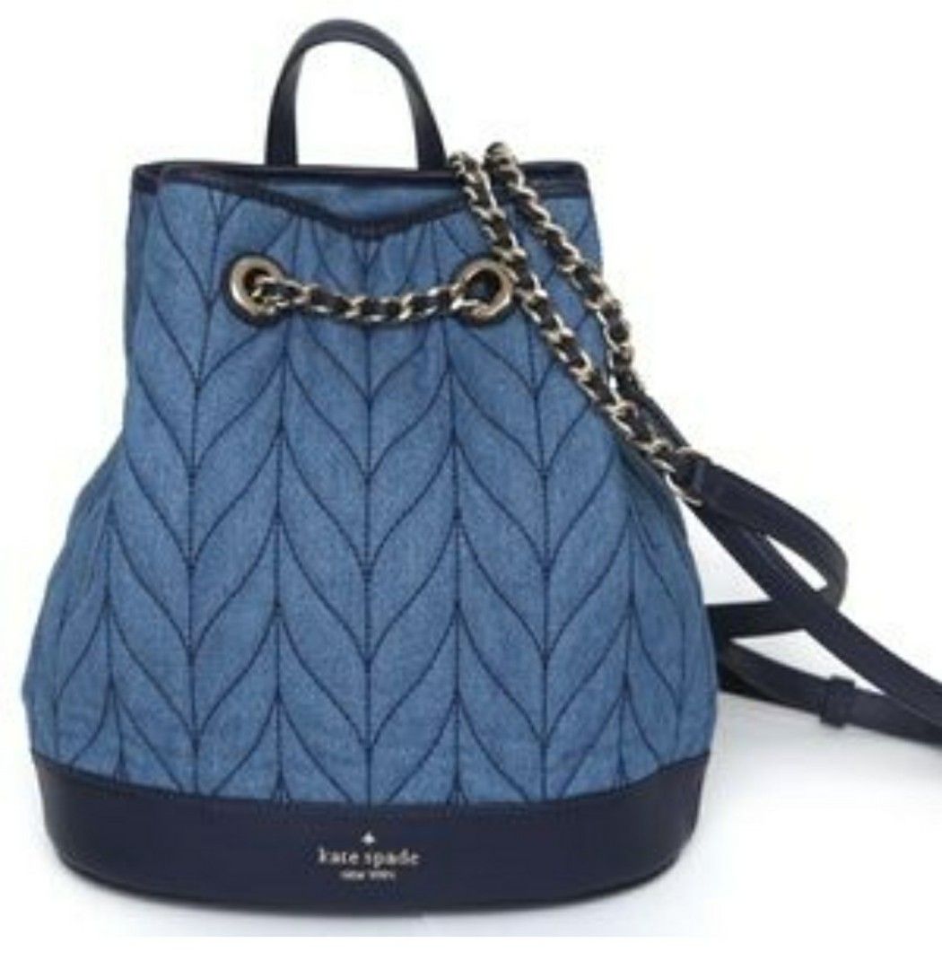 Kate spade denim backpack store