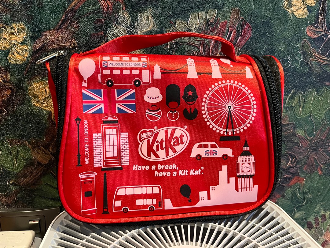 Kit kat travel pouch, Women's Fashion, Bags & Wallets, Purses & Pouches on Carousell