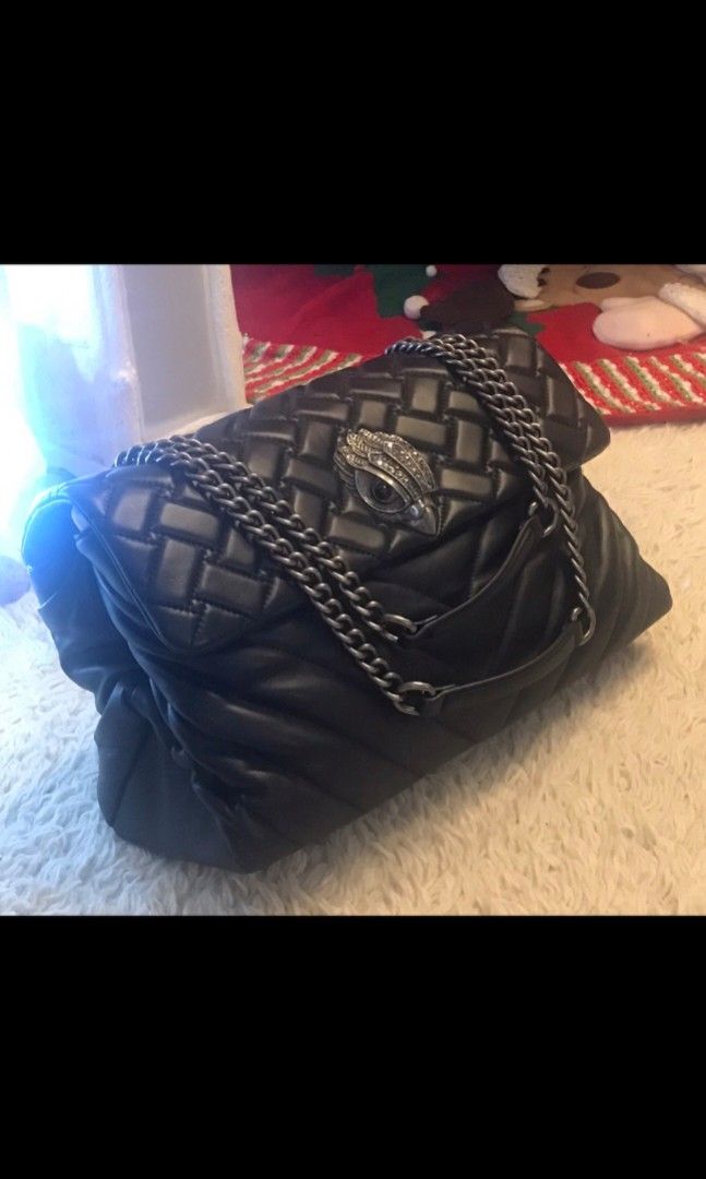 Kurt geiger london kensington quilted leather shoulder 2025 bag
