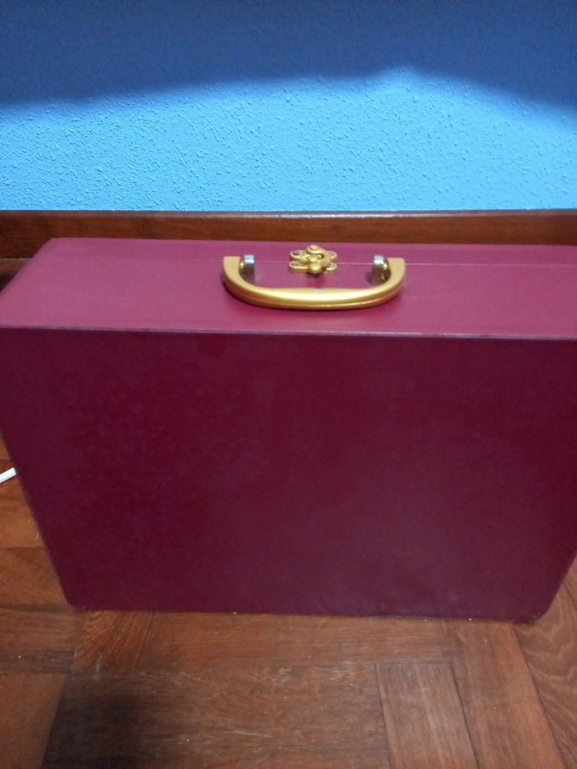 Lee Kuan Yew Red Box Briefcase, Men's Fashion, Bags, Briefcases on
