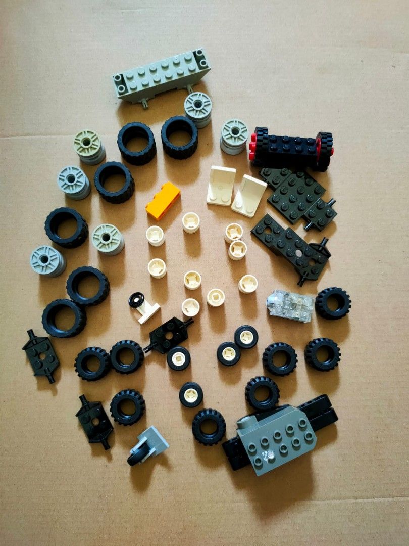 Lego parts and wheels, Hobbies & Toys, Toys & Games on Carousell