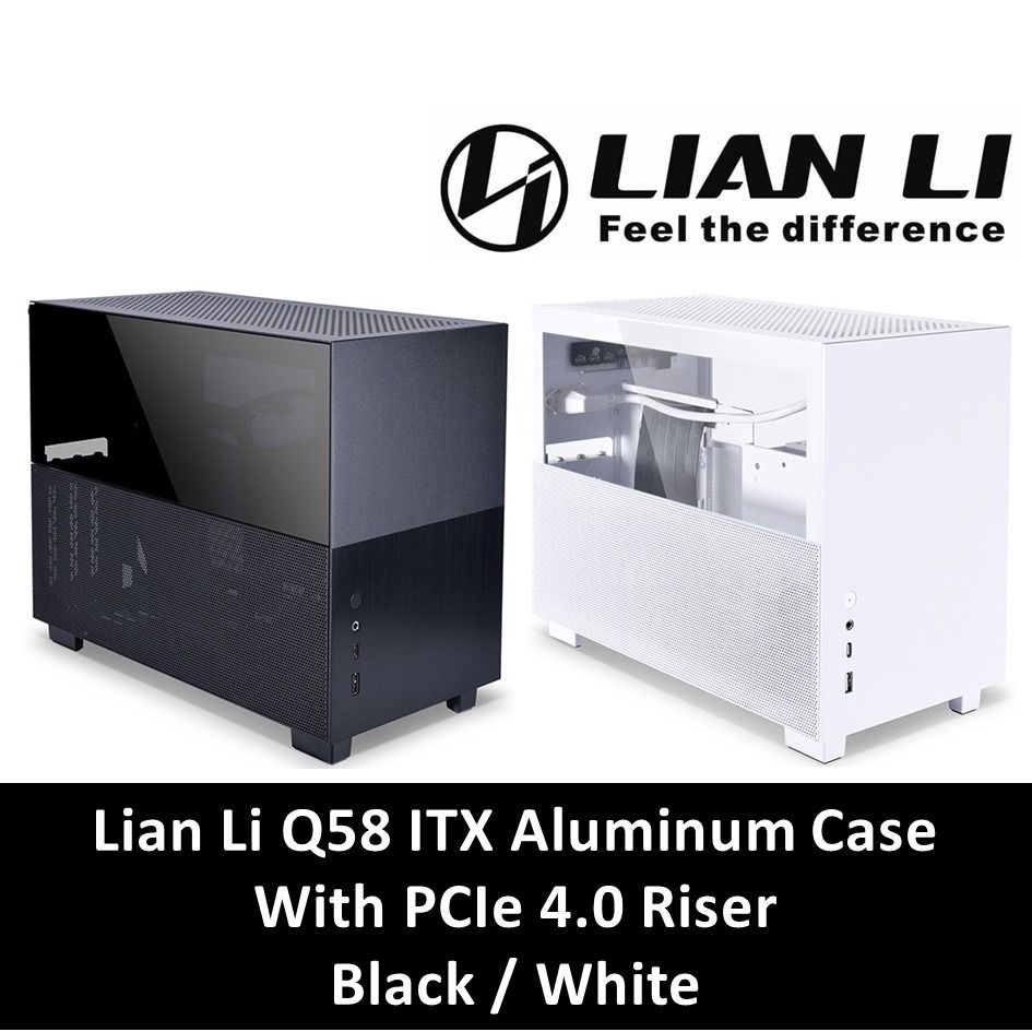 新品　LIAN LI Q58 ITX ホワイト　GEN4